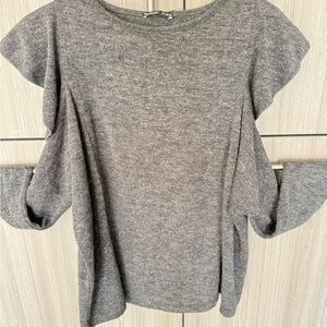 Zara Charcoal Women's Crew Sweater